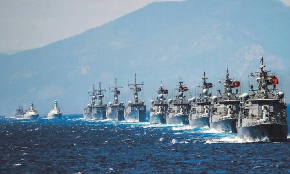 Στο Βόρειο Αιγαίο πλοία του τουρκικού πολεμικού ναυτικού